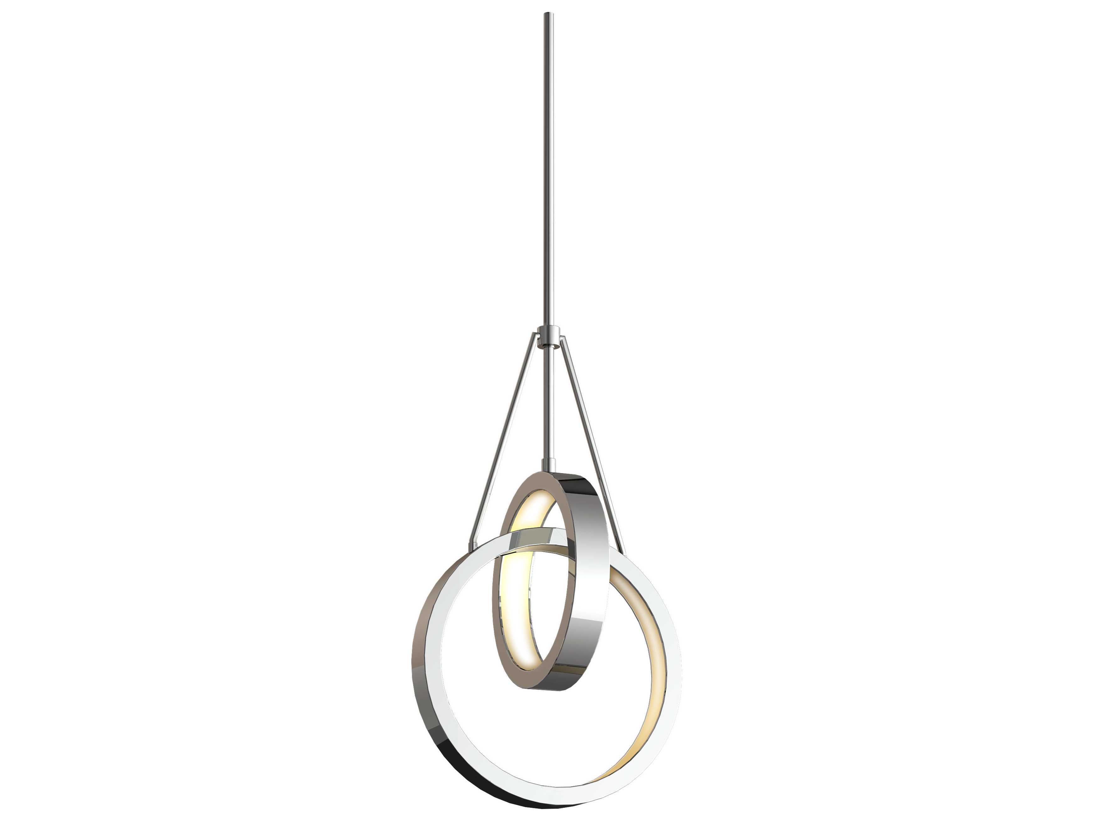 Craftmade Anello 2-Light Chrome LED Pendant