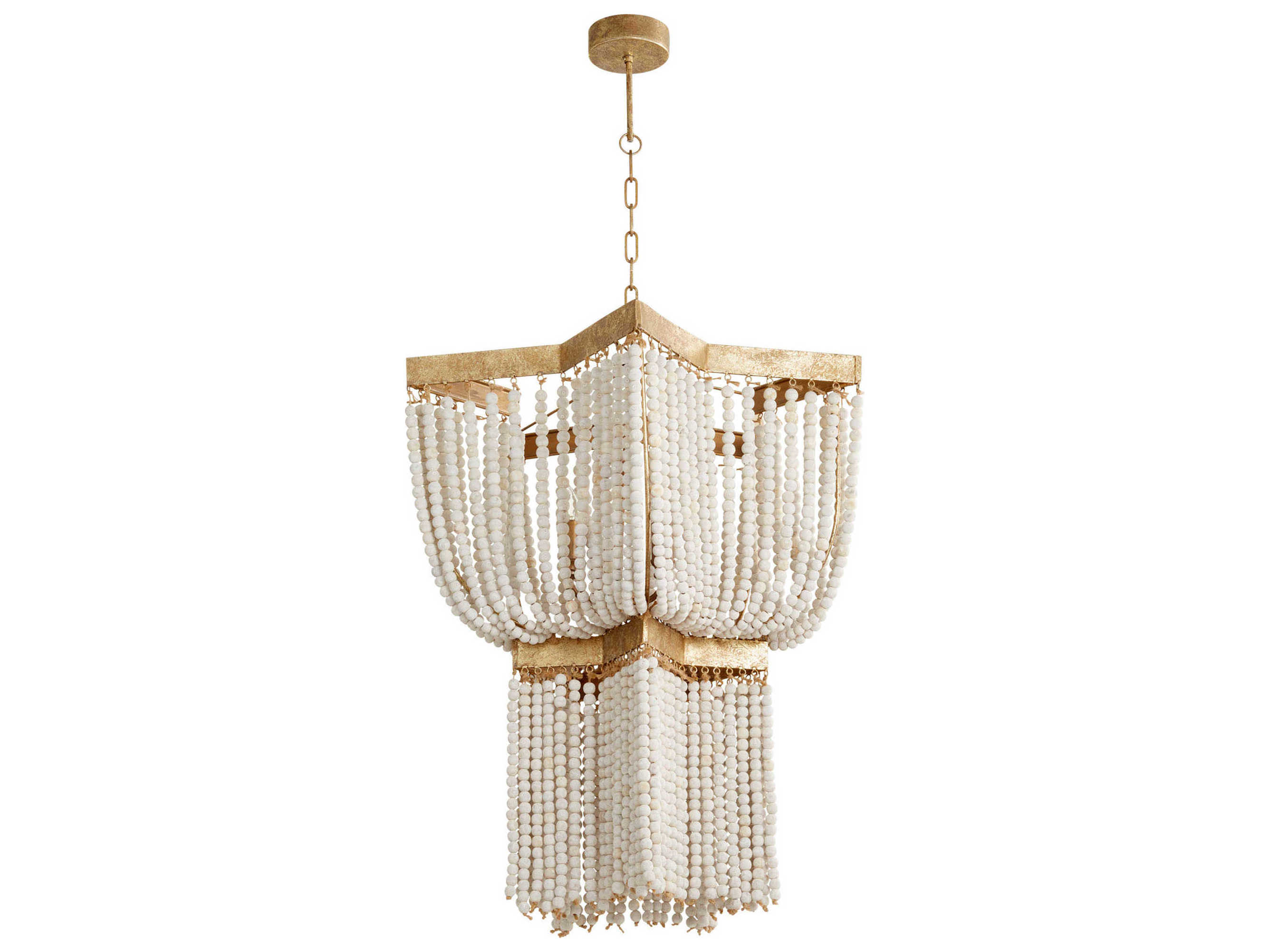 Cyan Design Estrella 3-Light Tinted Gold Leaf Pendant