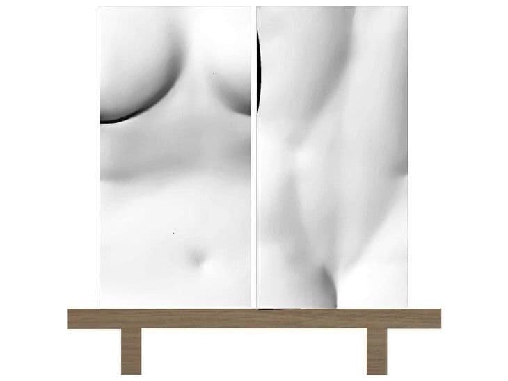 Driade Ercole E Afrodite By Lab White Accent Chest