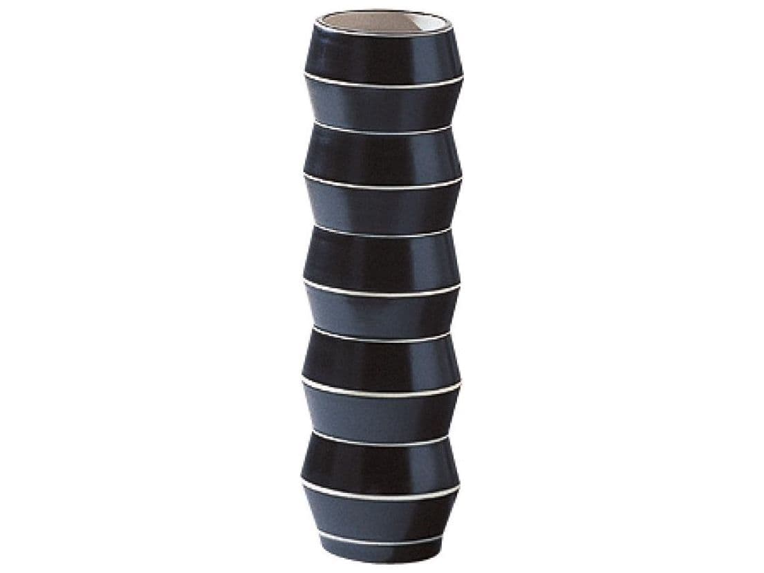 Driade Linde Burkhardt Regnard II White Vase With Black Decoration