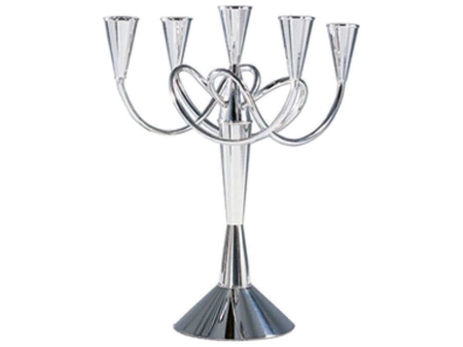 Driade Matthew Boulton I Polished Nickeled Brass Candleholder