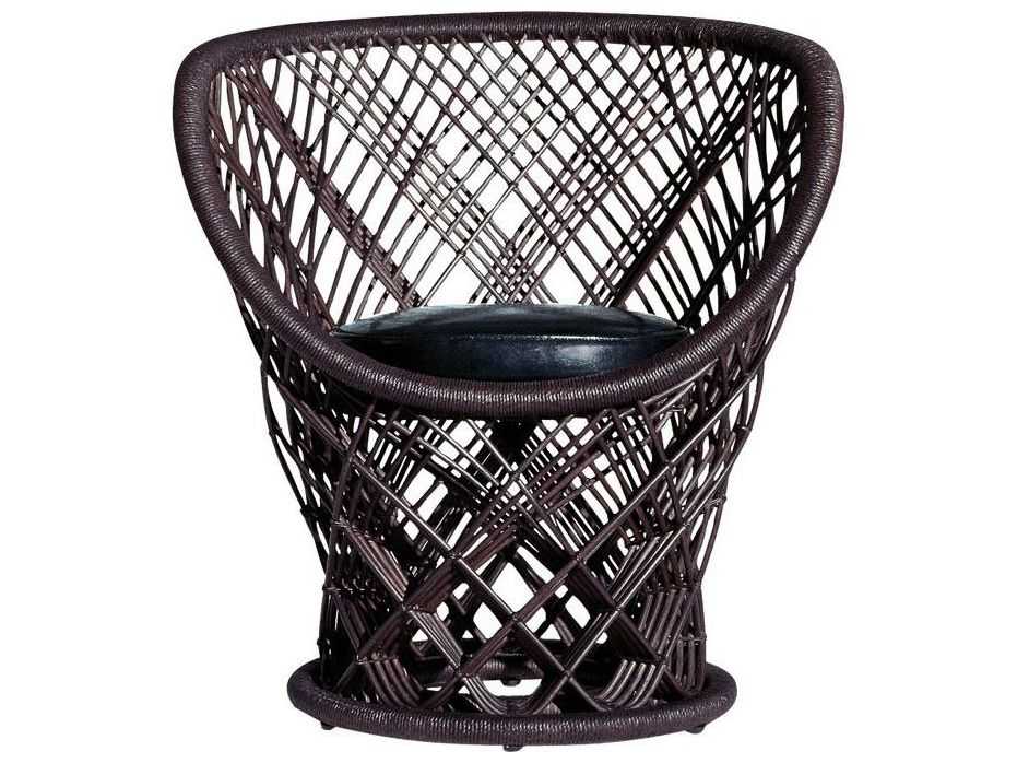 Driade Pavo By Patricia Urquiola Black Accent Chair