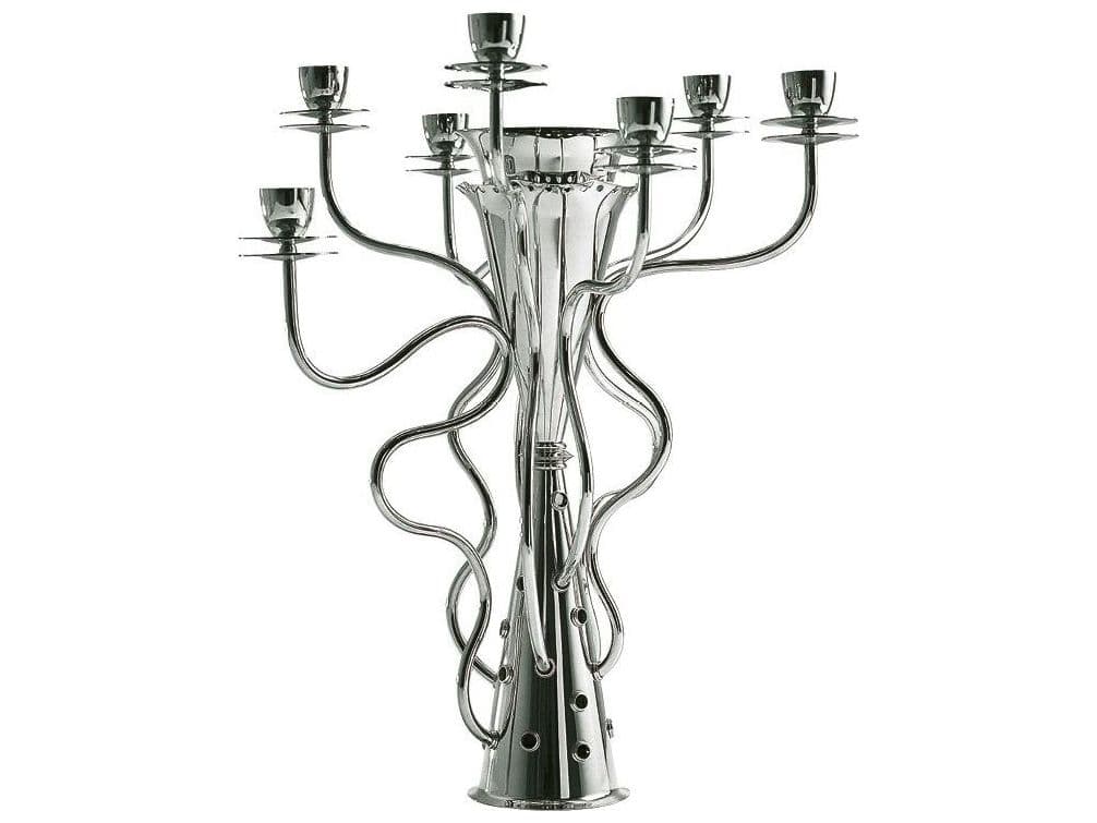 Driade Simon Silver Plated Seven-Branched Candleholder
