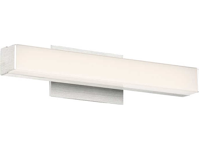dweLED by WAC Lighting Brink 1-Light Brushed Aluminum Gray LED Vanity Light