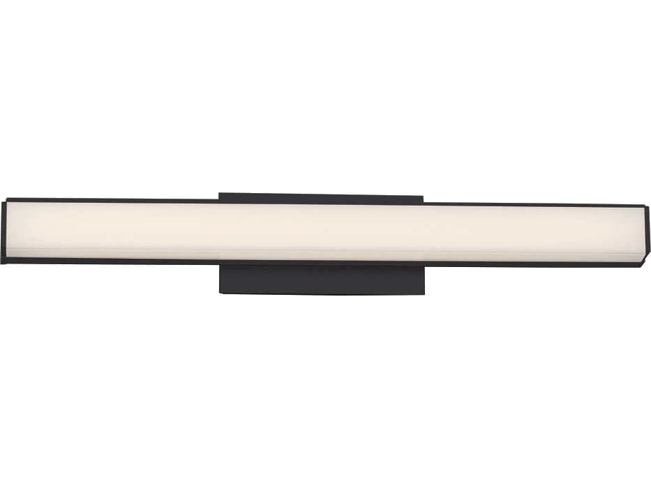 dweLED by WAC Lighting Brink 1-Light Black LED Vanity Light