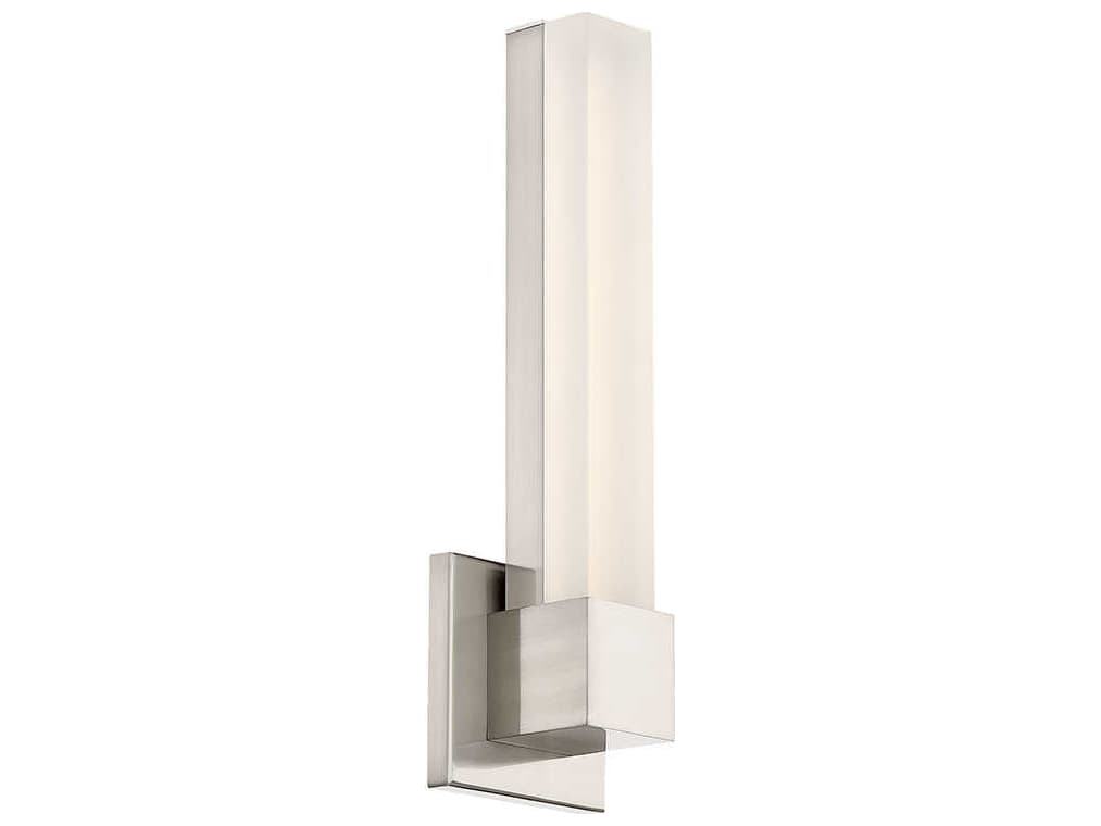 dweLED by WAC Lighting Esprit 2-Light Brushed Nickel LED Wall Sconce
