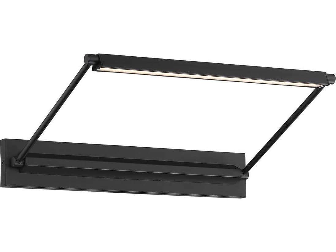 dweLED by WAC Lighting Hudson 1-Light Black LED Picture Light