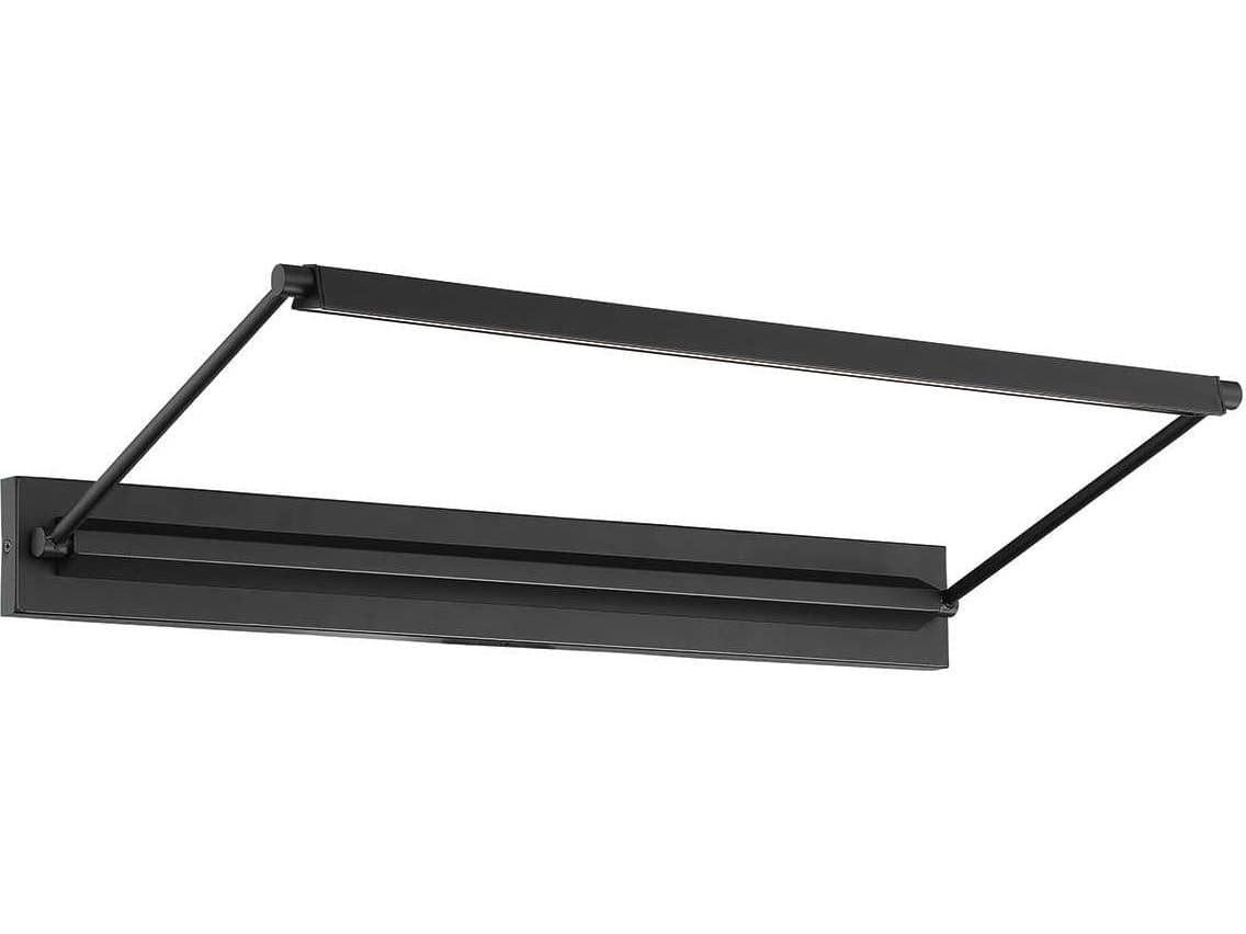 dweLED by WAC Lighting Hudson 1-Light Black LED Picture Light