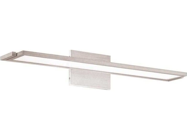 dweLED by WAC Lighting Line 1-Light Brushed Aluminum Gray LED Vanity Light