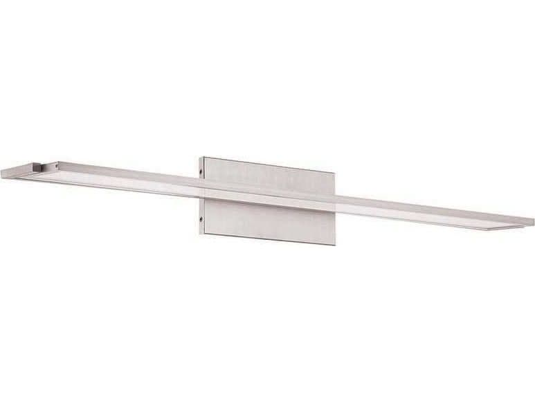 dweLED by WAC Lighting Line 1-Light Brushed Aluminum Gray LED Vanity Light