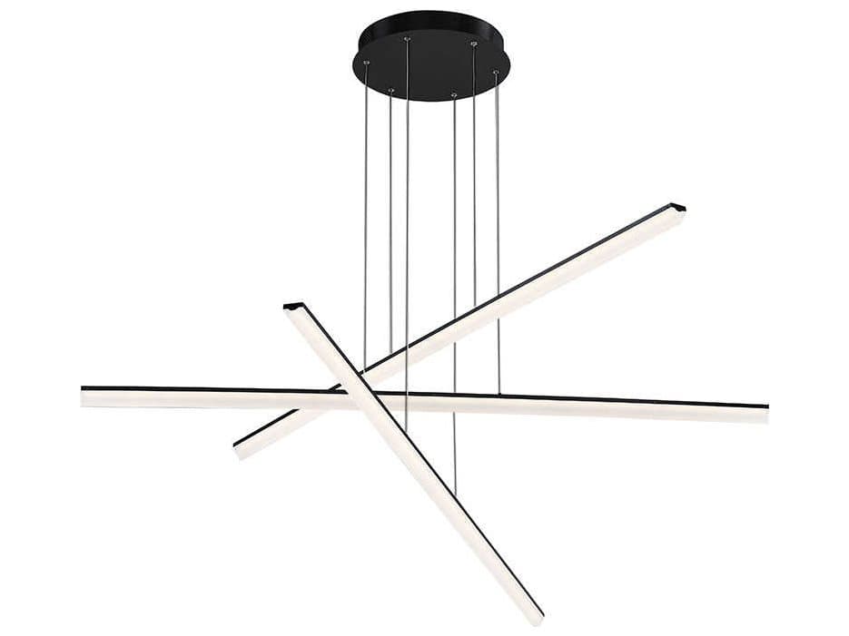 dweLED by WAC Lighting Stack 1-Light Black LED Pendant