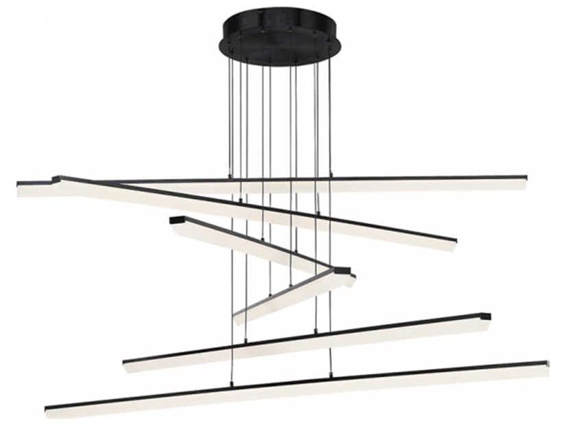dweLED by WAC Lighting Stack 1-Light Black LED Pendant
