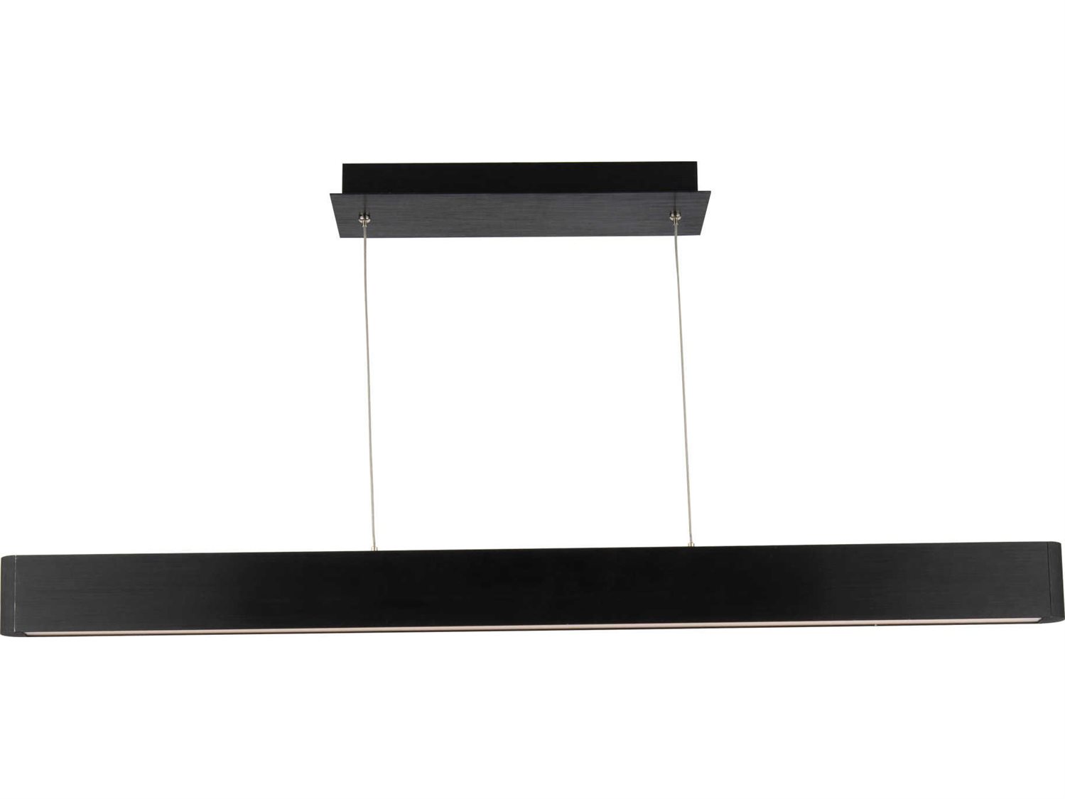 dweLED by WAC Lighting Volo 1-Light Black LED Linear Island Pendant