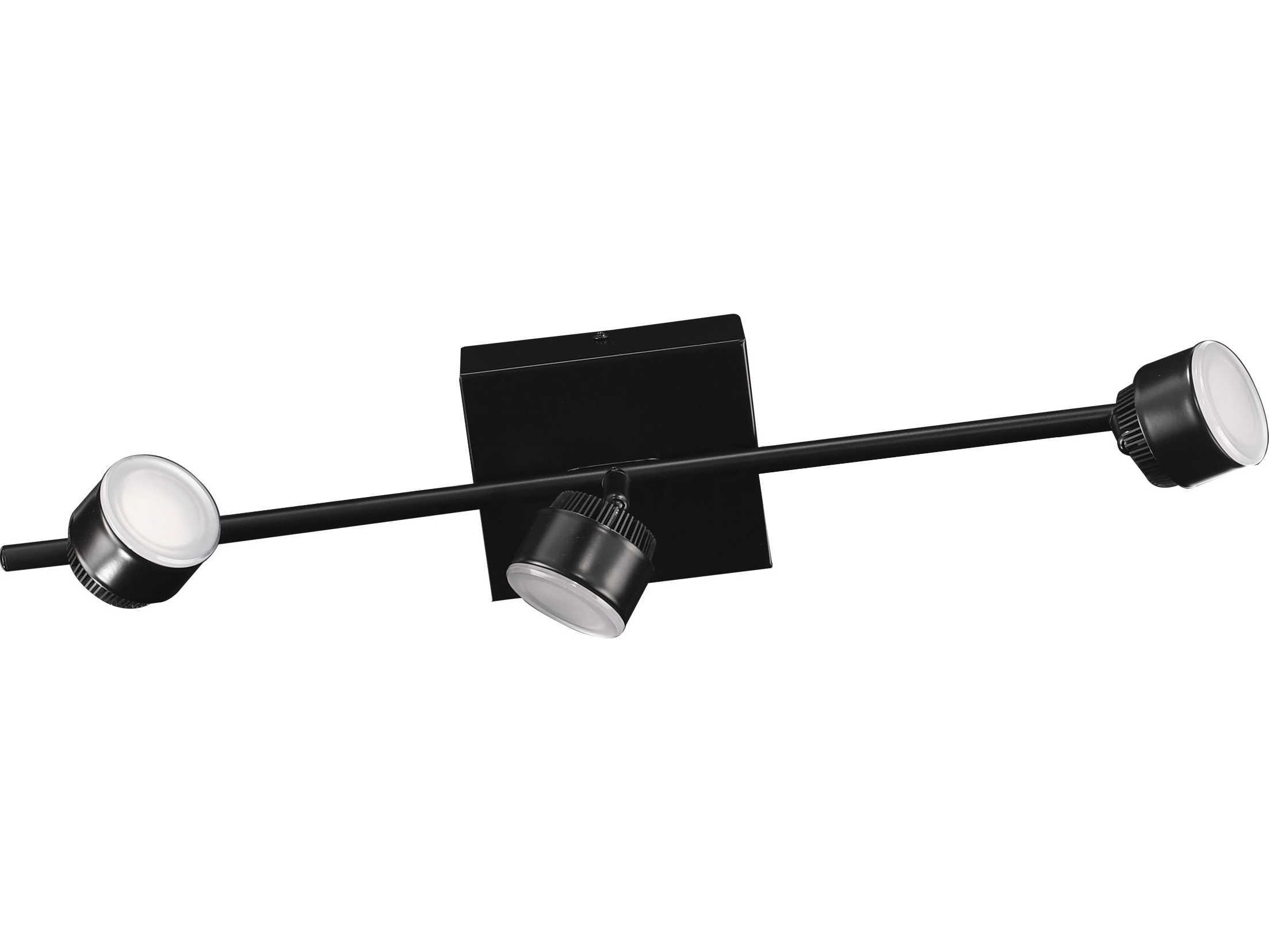 Eglo Armento 3-Light Black Round Track & Rail Light