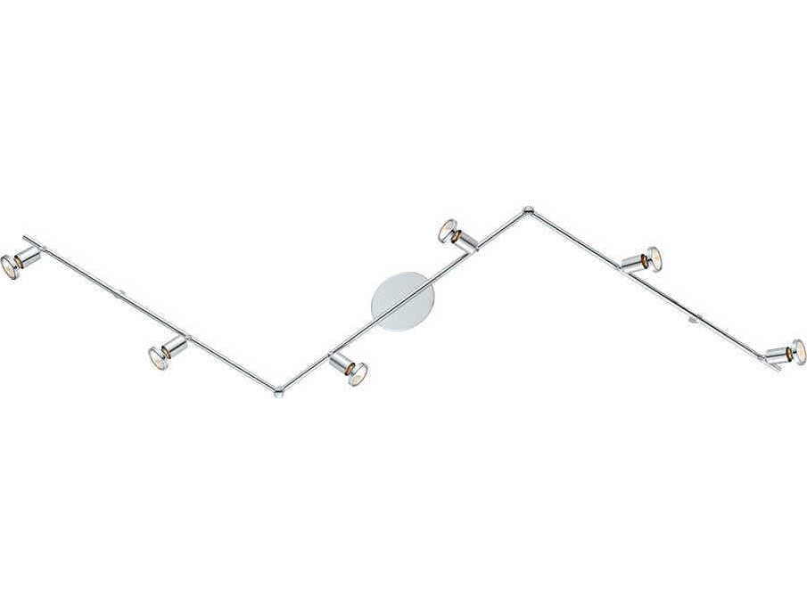 Eglo Buzz 6-Light Chrome Nickel Track & Rail Light
