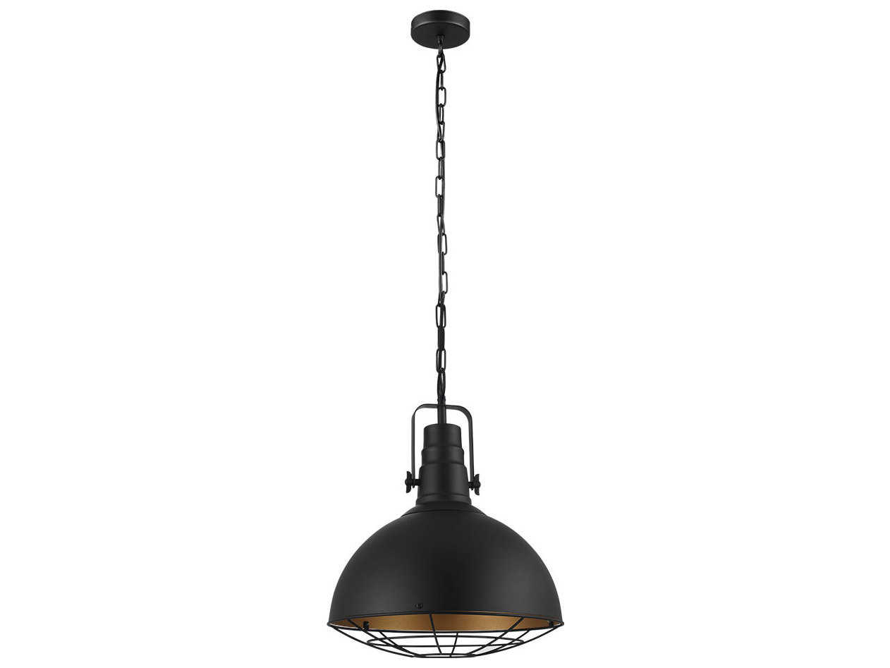 Eglo Cannington 1-Light Black Pendant