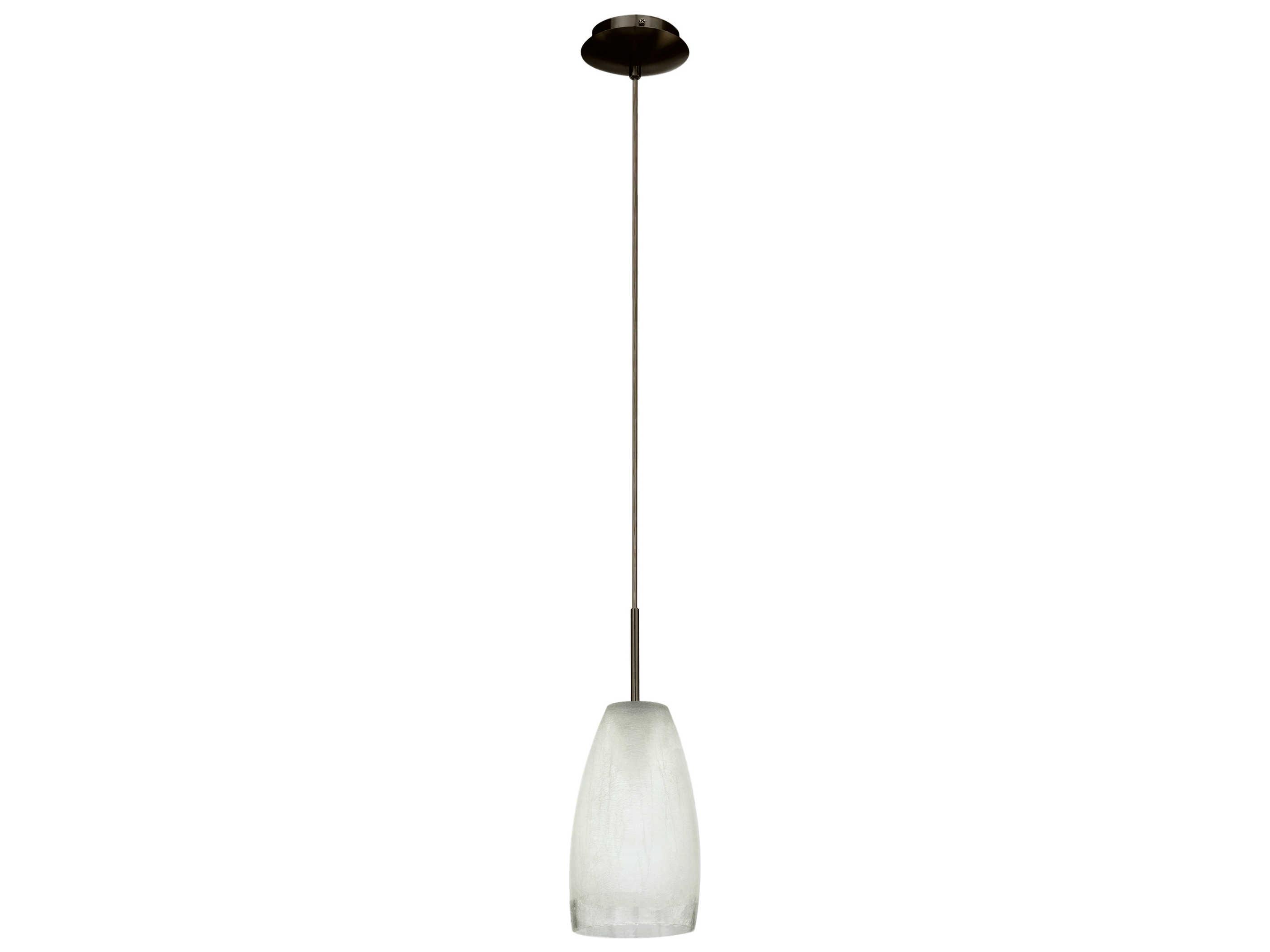Eglo Crash 1-Light Matte Nickel Bell Mini Pendant