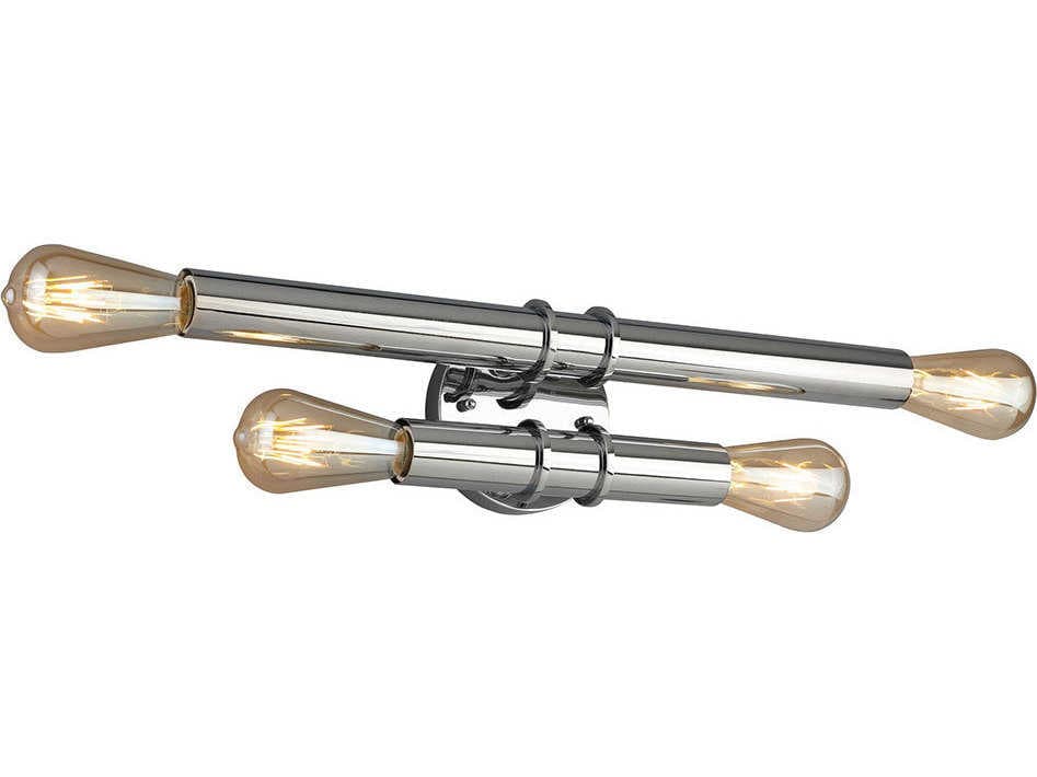 Eglo Drucker 4-Light Chrome Vanity Light