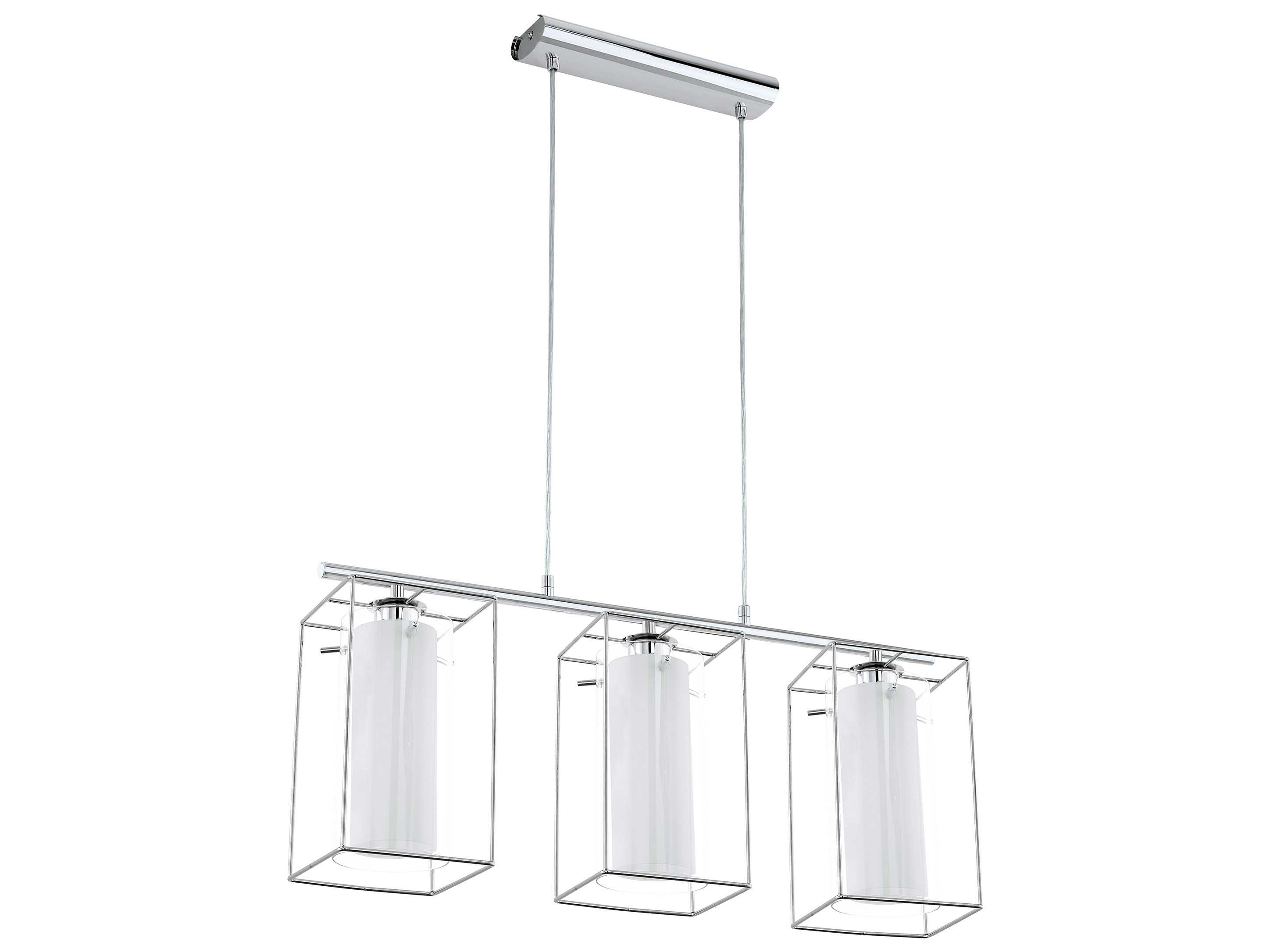 Eglo Lombes 3-Light Chrome Island Pendant