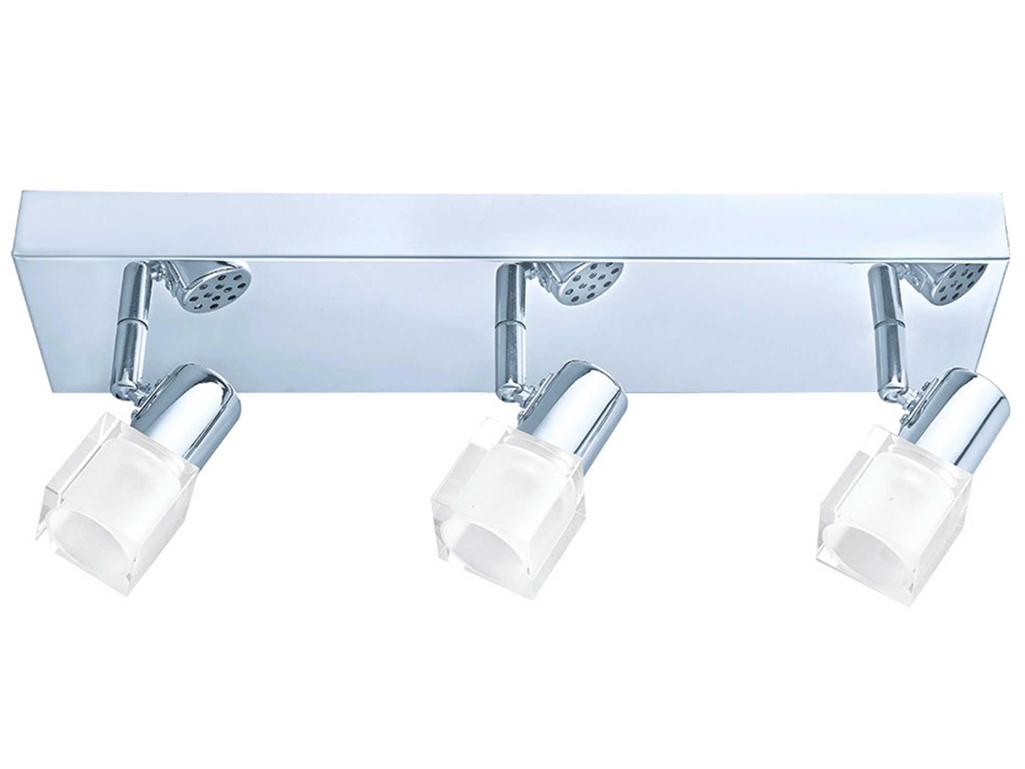 Eglo Nocera 3-Light Chrome Track & Rail Light