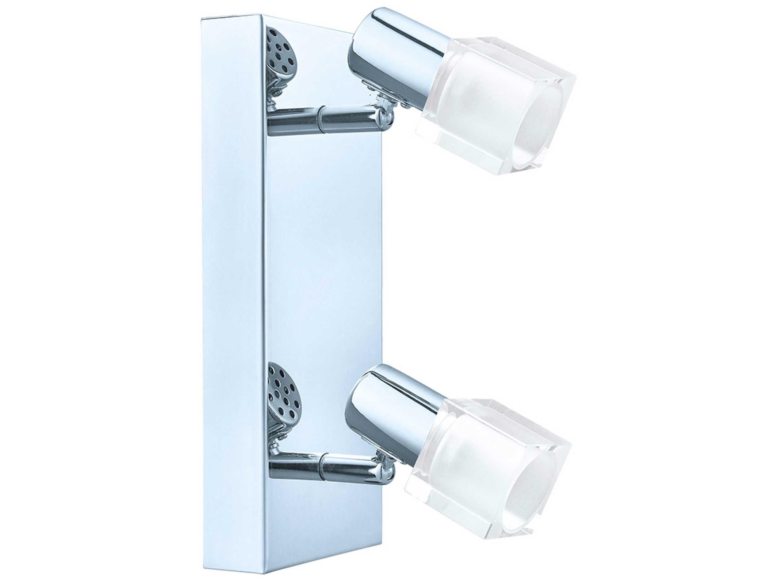 Eglo Nocera 2-Light Chrome Track & Rail Light