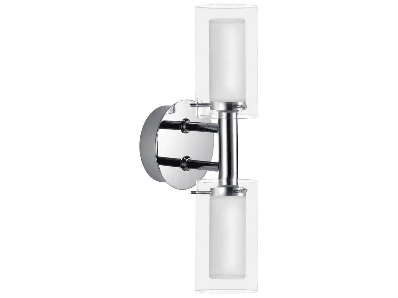 Eglo Palermo 2-Light Chrome Vanity Light
