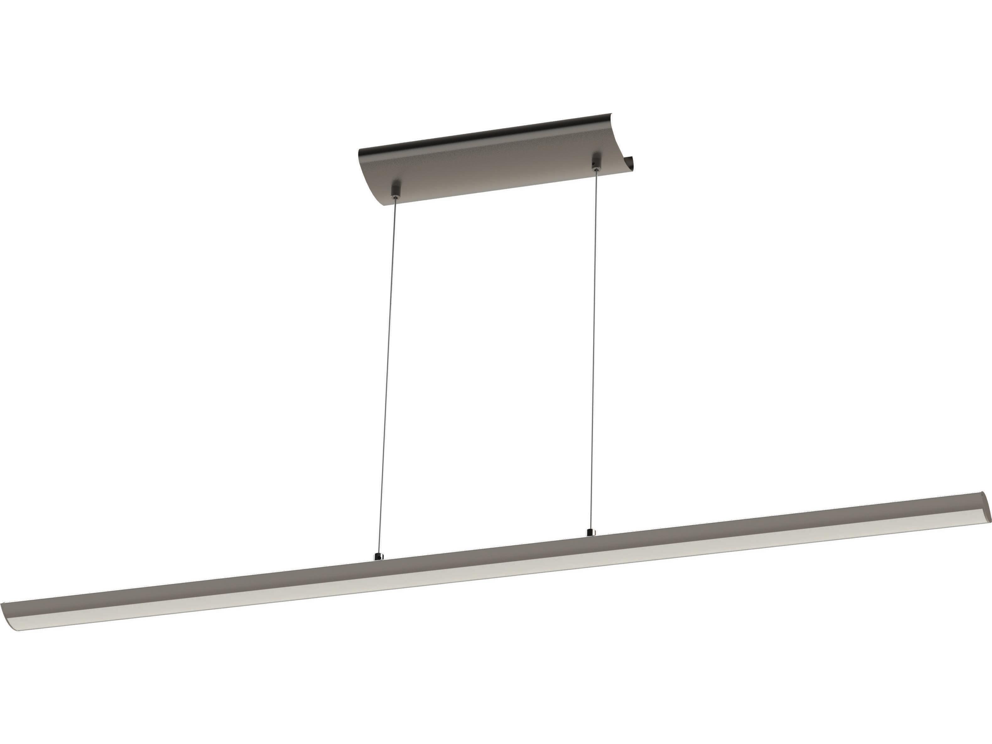 Eglo Pellaro 3-Light Matte Black Linear Island Pendant
