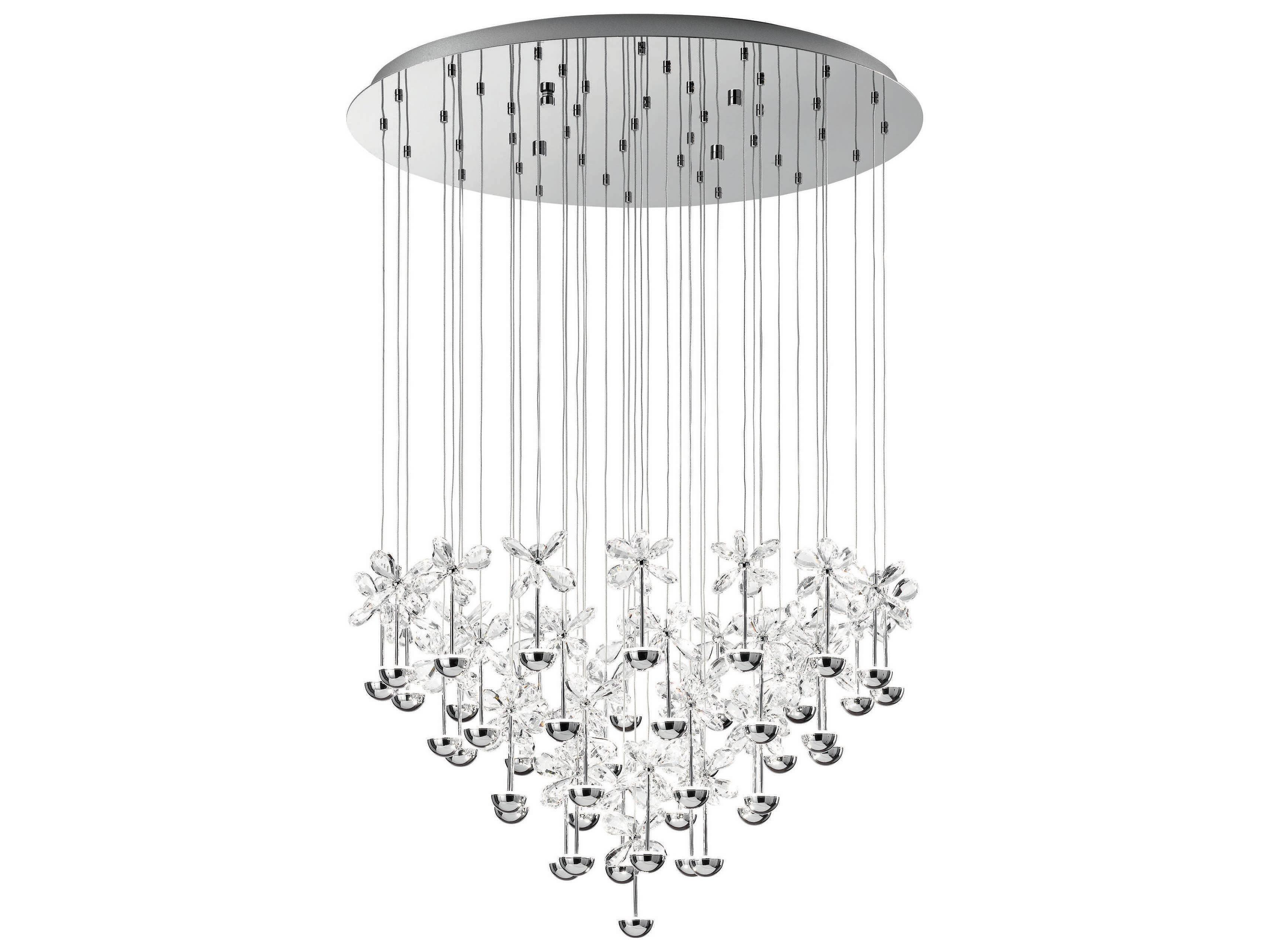 Eglo Pianopoli 43-Light Chrome Pendant