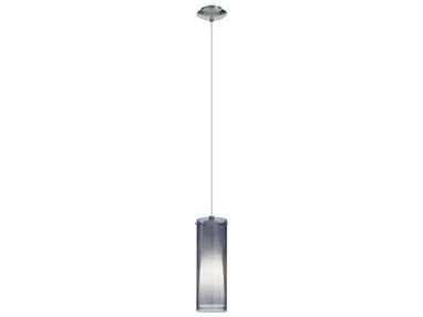 Eglo Pinto Nero 1-Light Matte Nickel Cylinder Mini Pendant