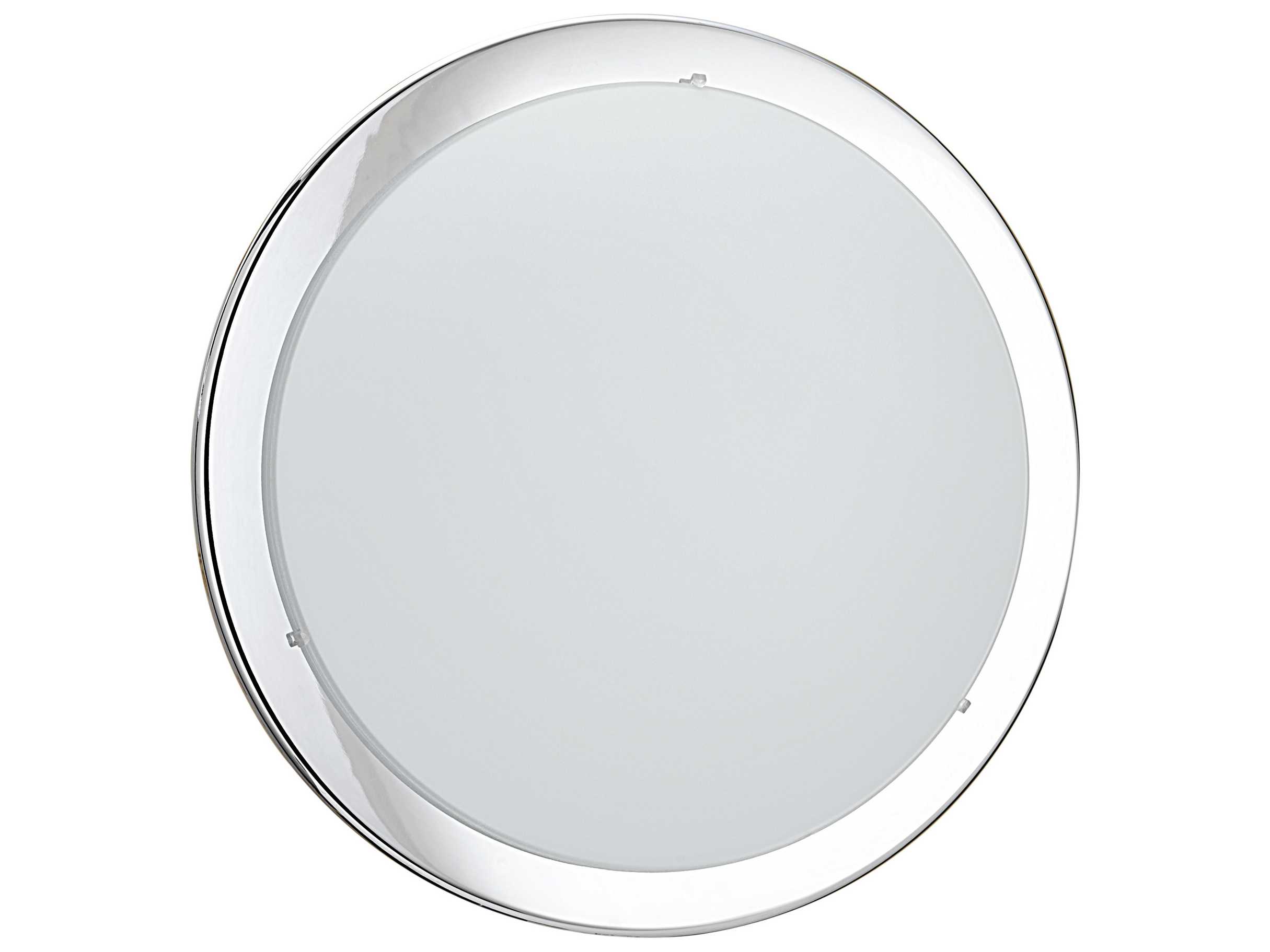 Eglo Planet 2-Light Chrome Round Flush Mount