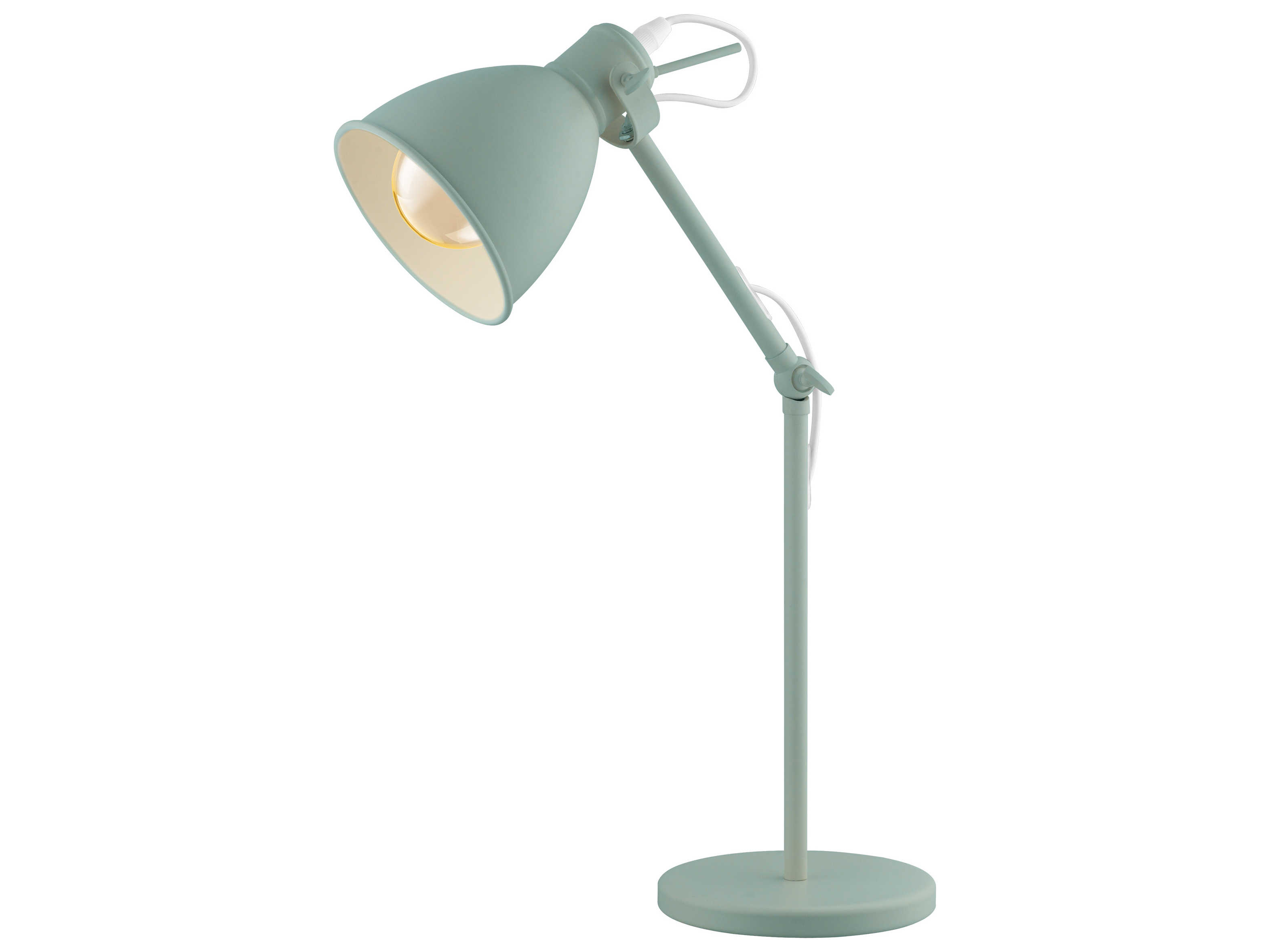 Eglo Priddy Pastel Light Green Metal Desk Lamp