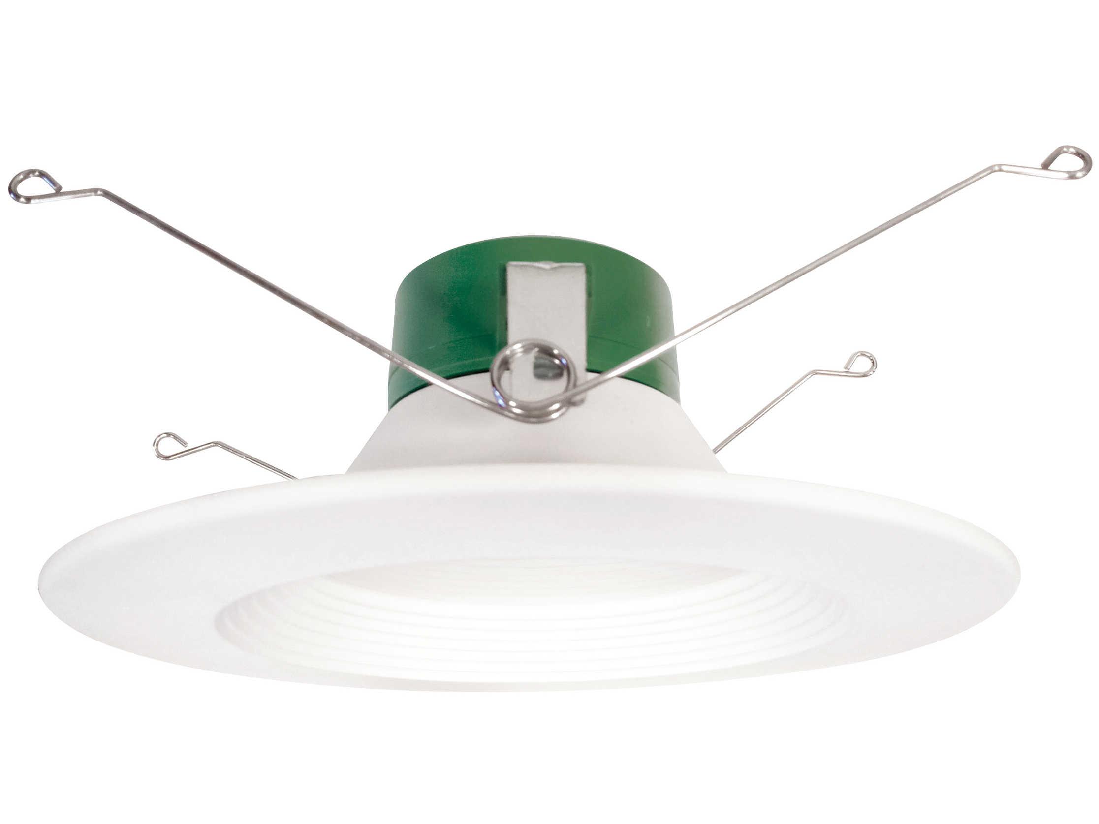 Eglo Retro Fit 1-Light White Round Recessed Light