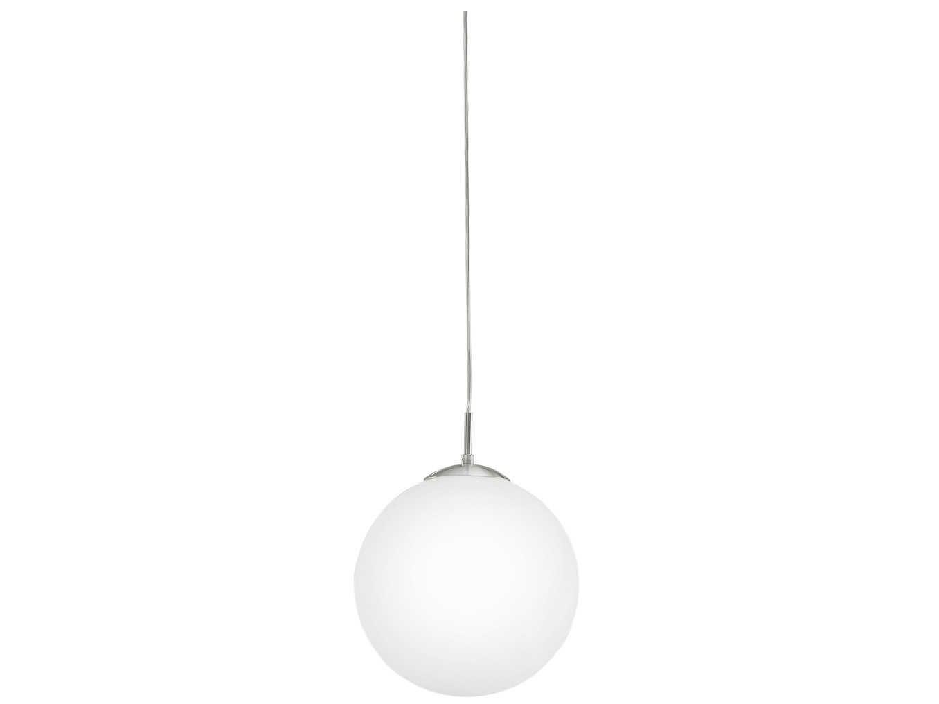 Eglo Rondo 1-Light Matte Nickel Globe Mini Pendant