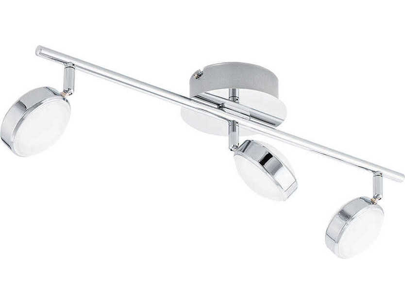 Eglo Salto 3-Light Chrome Round Track & Rail Light