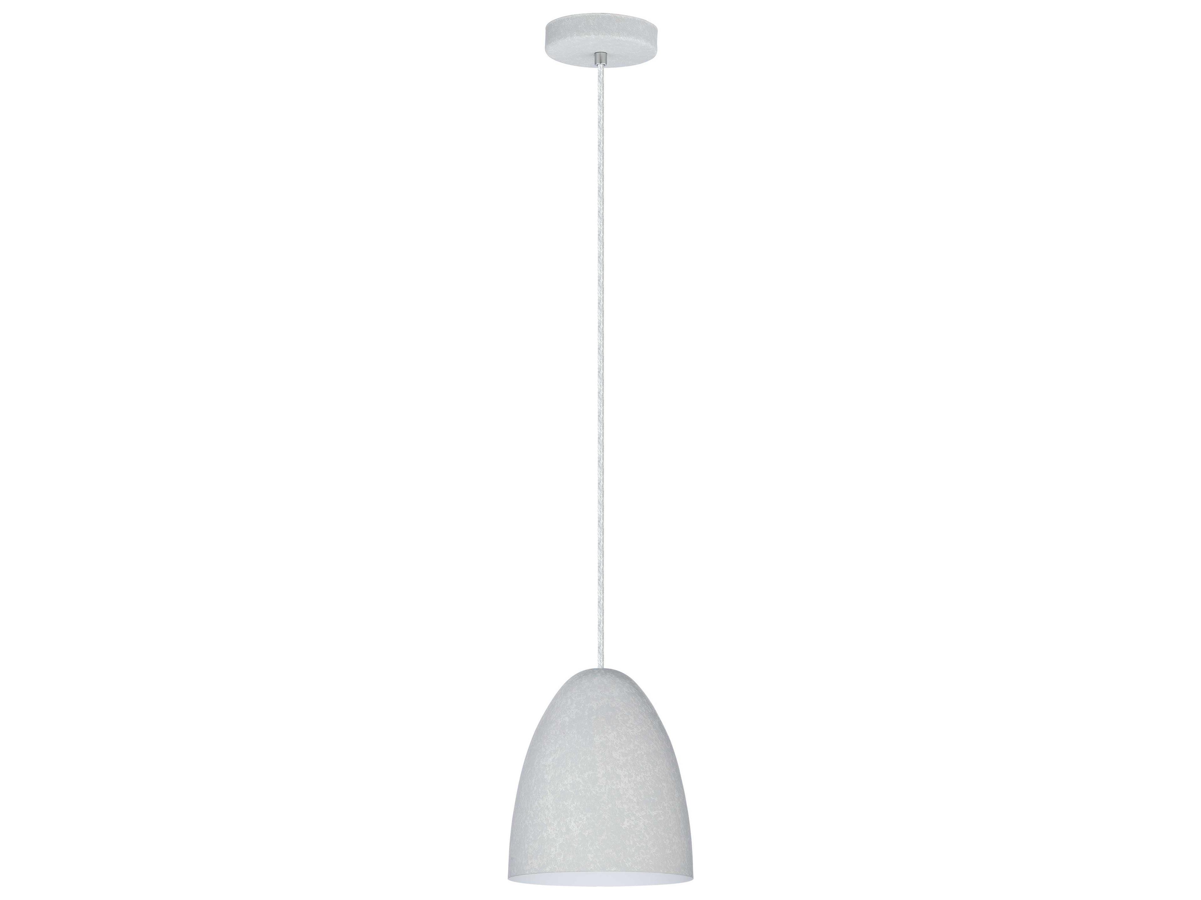 Eglo Sarabia 1-Light Grey Bell Mini Pendant