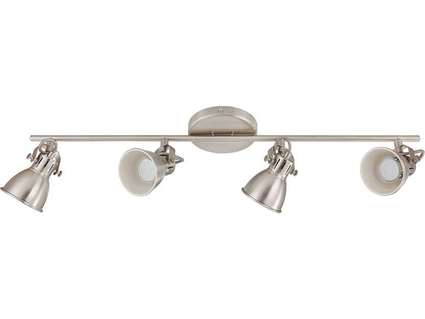 Eglo Seras 4-Light Matte Nickel Bell Track & Rail Light