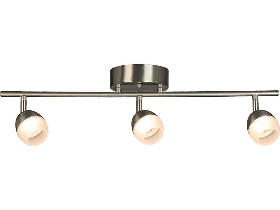 Eglo Stella Ferry 3-Light Brushed Nickel Linear Track & Rail Light