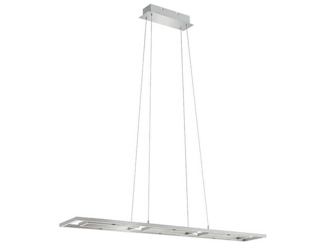 Eglo Tamasera 1-Light Matte Nickel Geometric Island Pendant