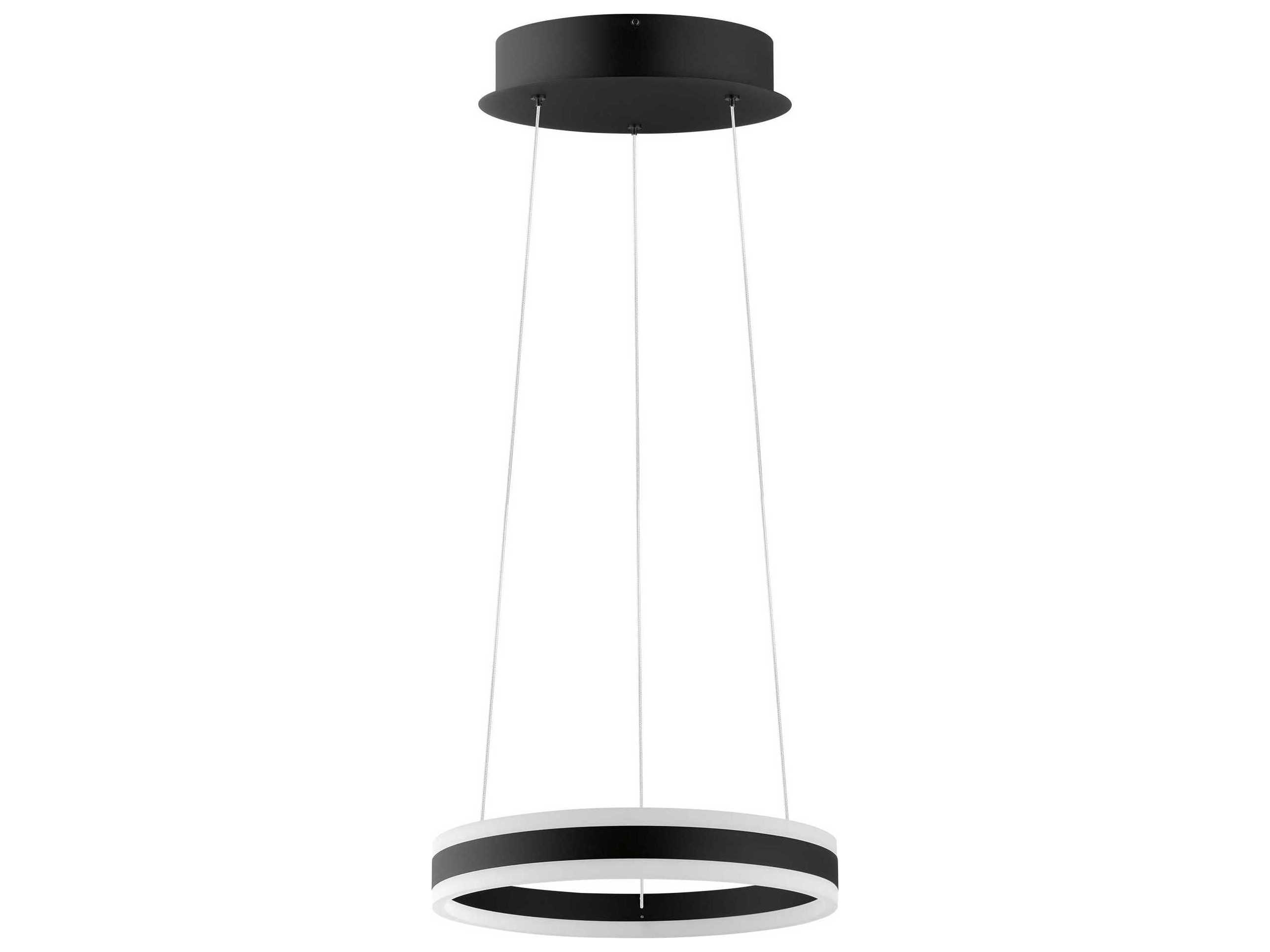 Eglo Tonarella 2-Light Black Round Pendant