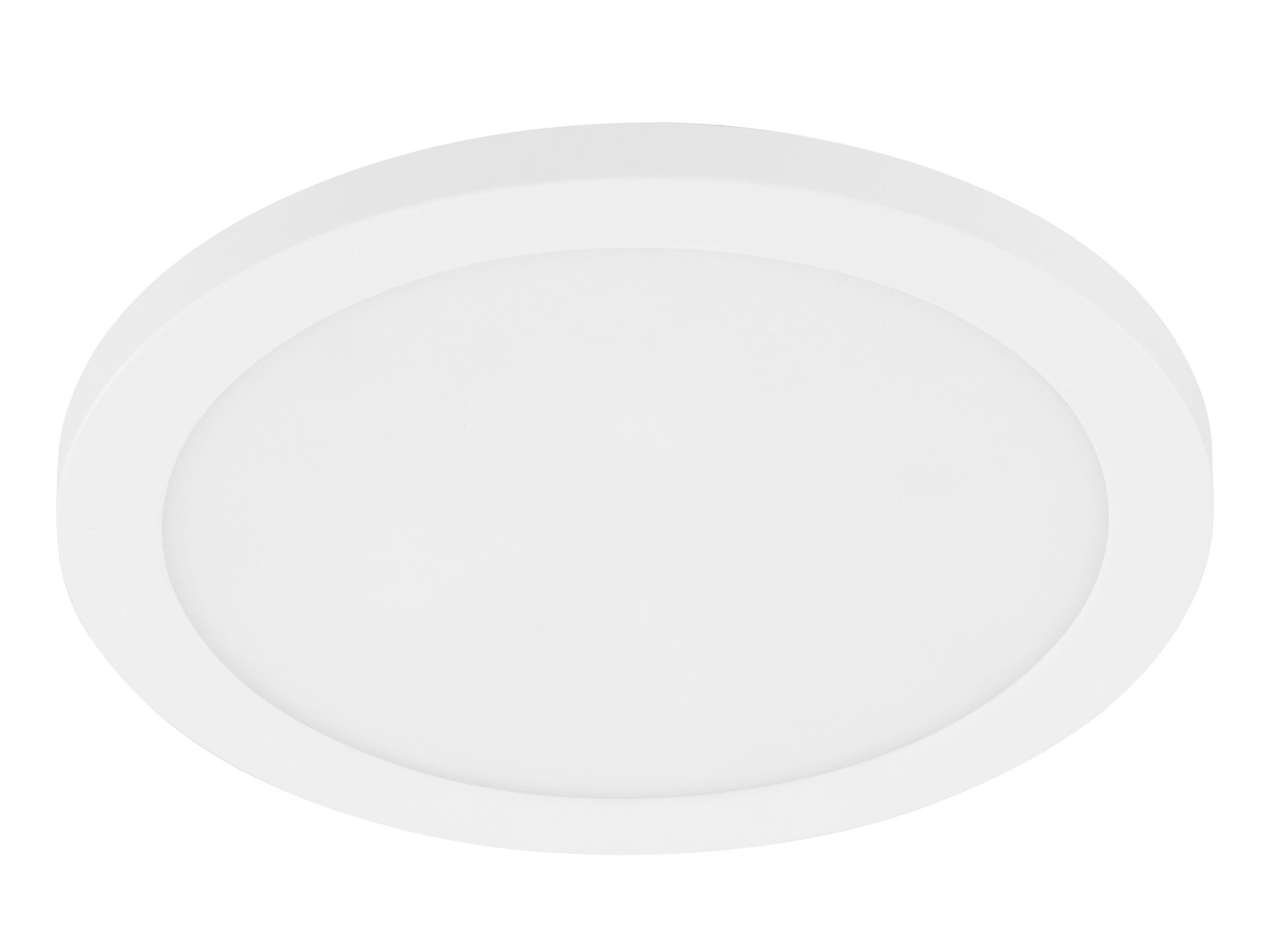 Eglo Trago 1-Light White Round Flush Mount