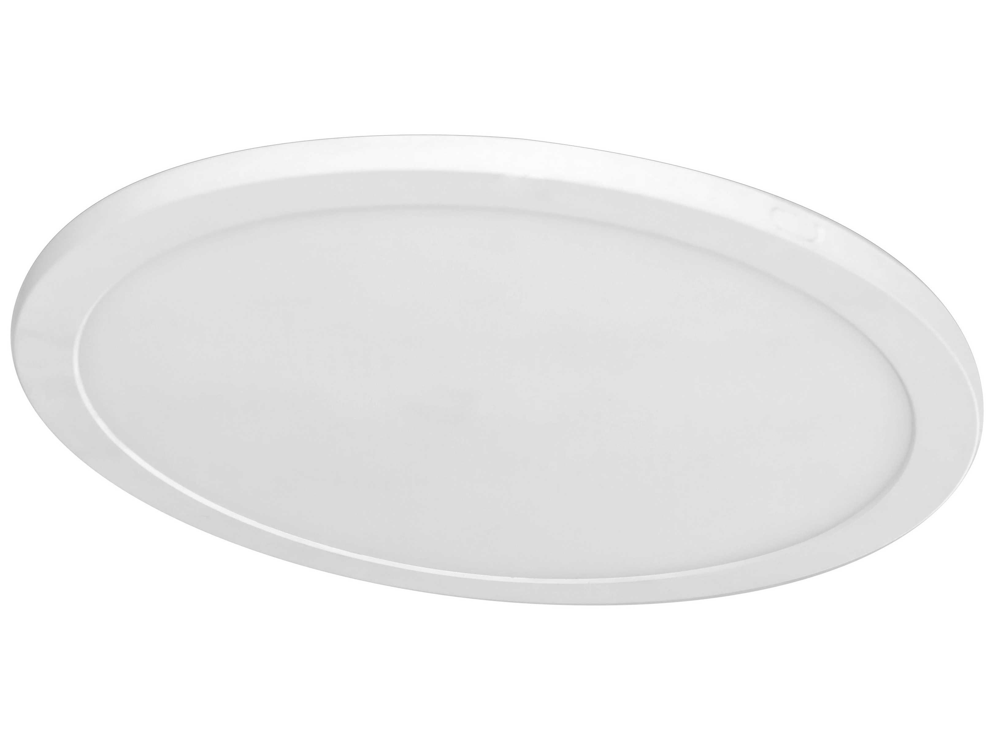 Eglo Trago 1-Light White Round Flush Mount