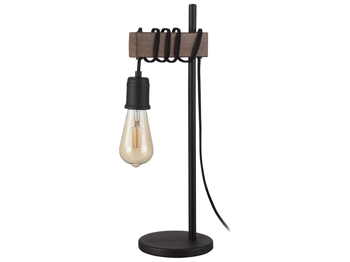 Eglo Violon Black Dark Brown Desk Lamp