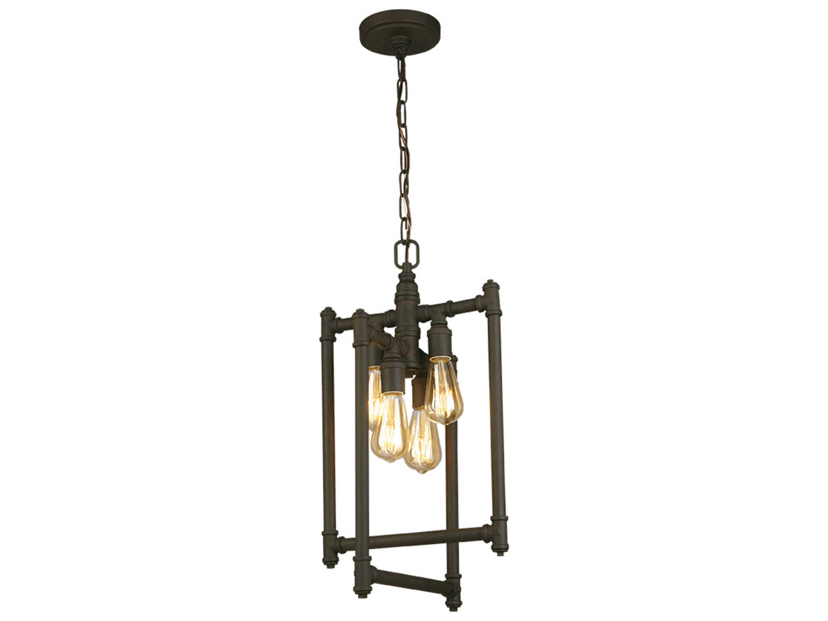 Eglo Wymer 4-Light Matte Bronze Pendant