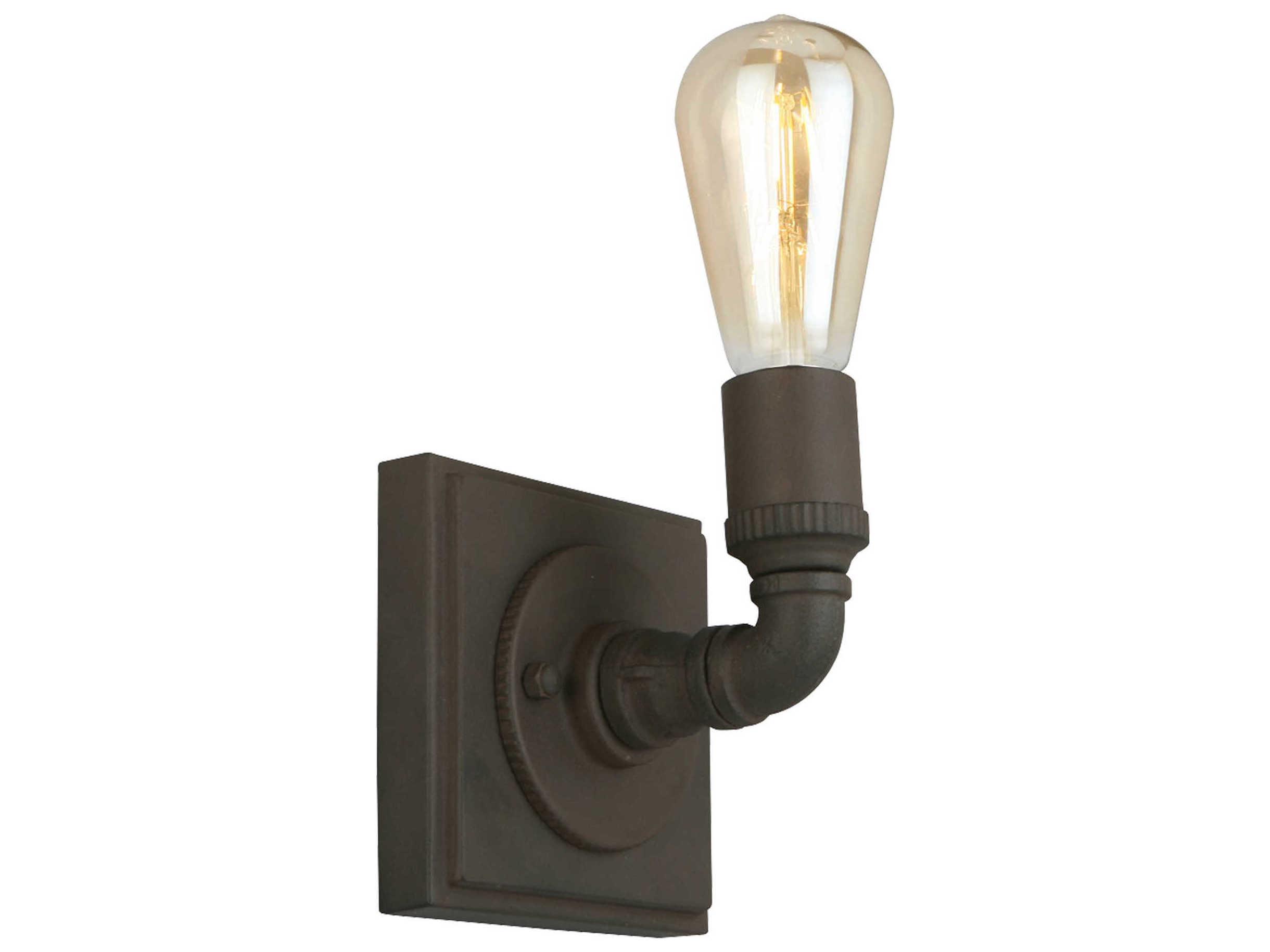 Eglo Wymer 1-Light Matte Bronze Wall Sconce
