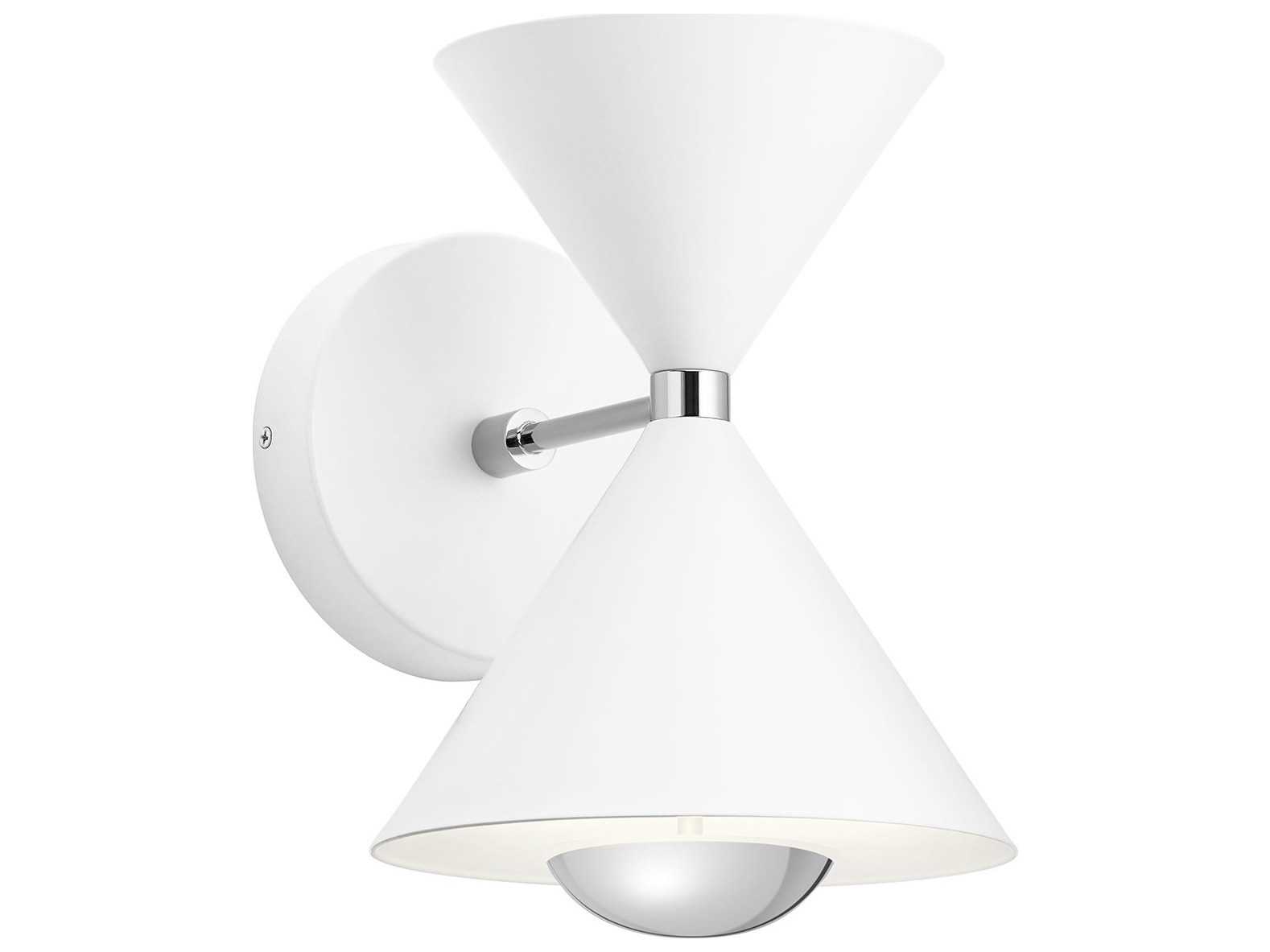 Elan Kordan 1-Light Matte White LED Vanity Light