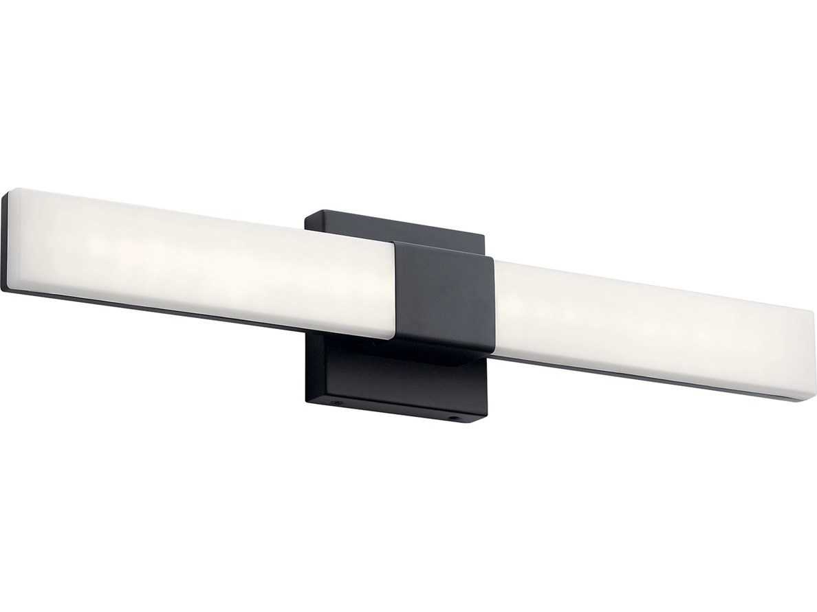 Elan Neltev 1-Light Matte Black LED Vanity Light
