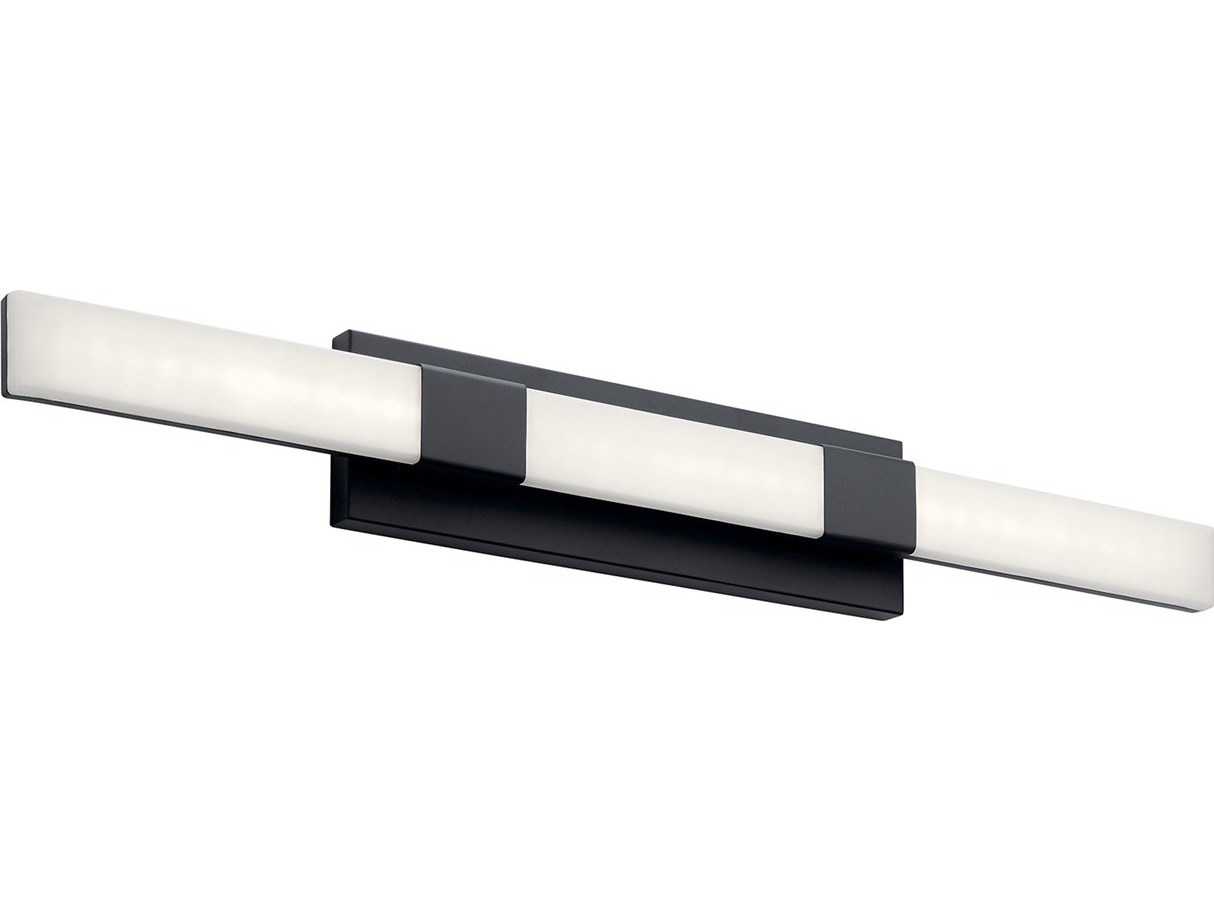 Elan Neltev 1-Light Matte Black LED Vanity Light