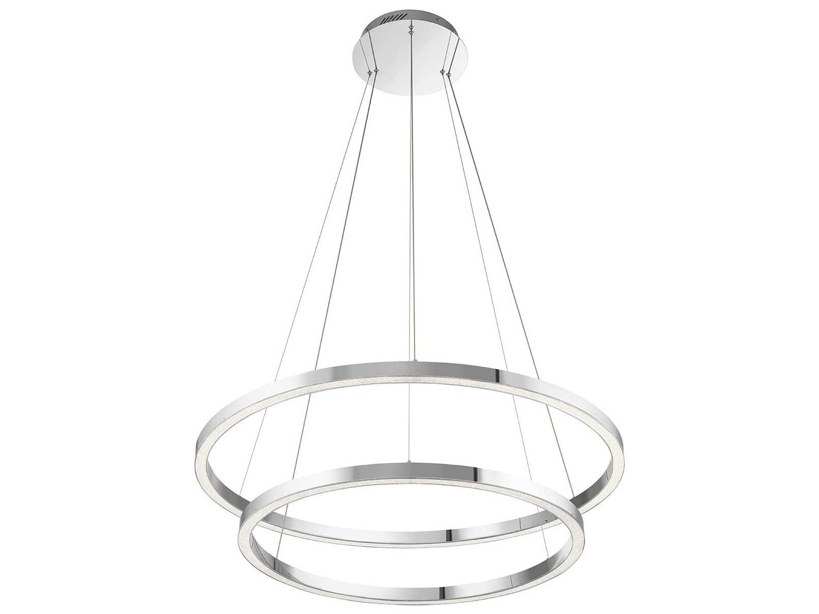 Elan Opus Chrome LED Round Pendant