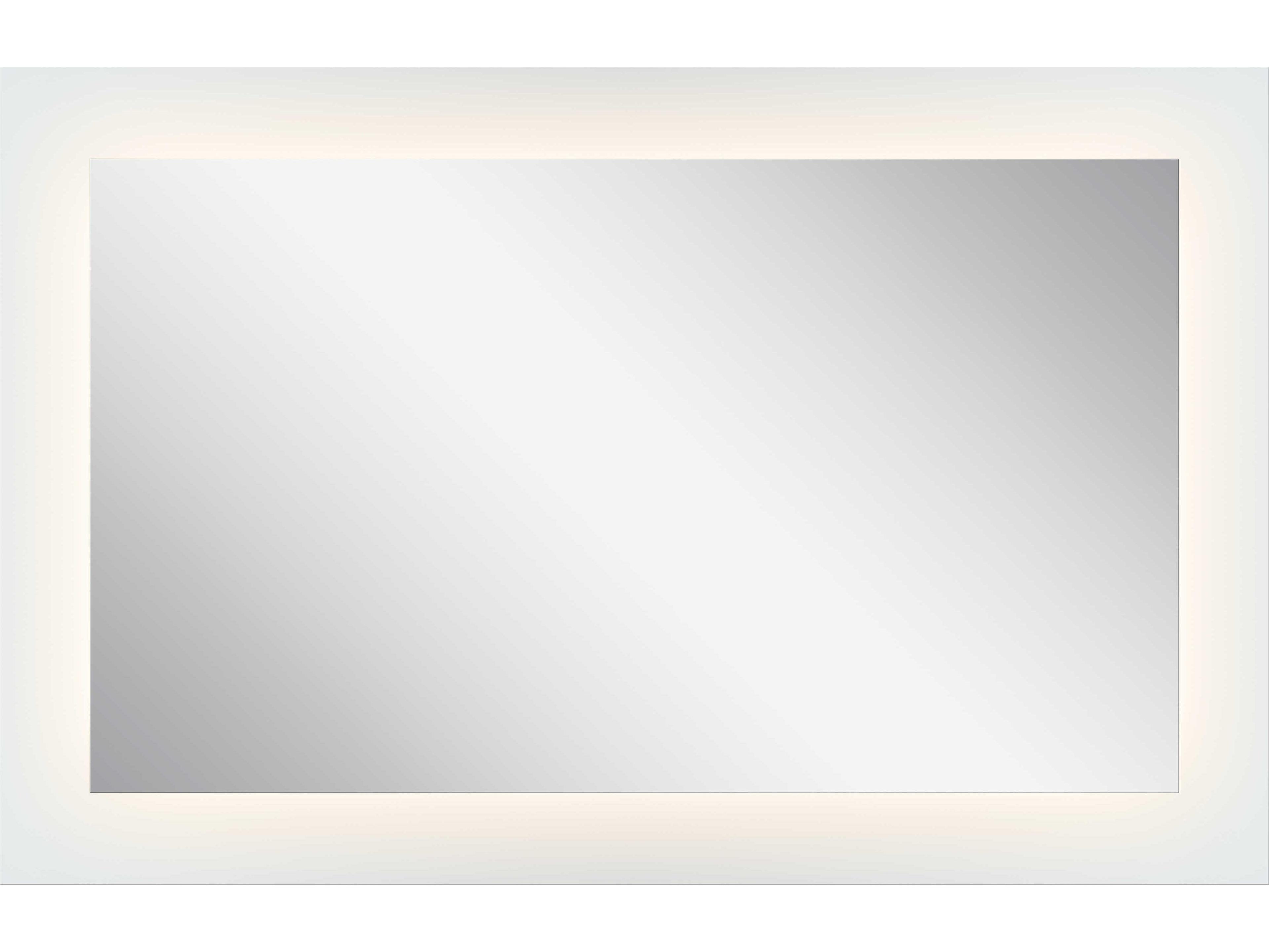 Elan Frosted Rectangular LED Backlit Wall Mirror