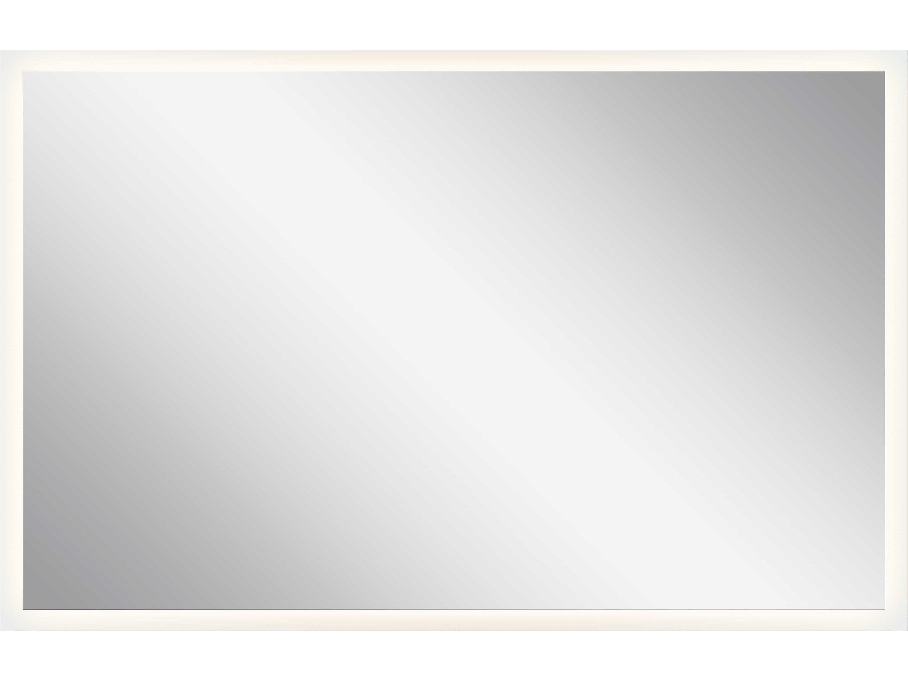 Elan Frosted Rectangular LED Backlit Wall Mirror